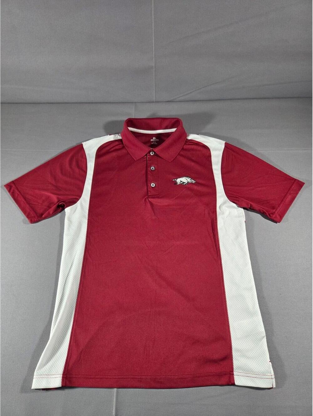Arkansas Razorbacks Polo Shirt Mens M Embroidery Logo